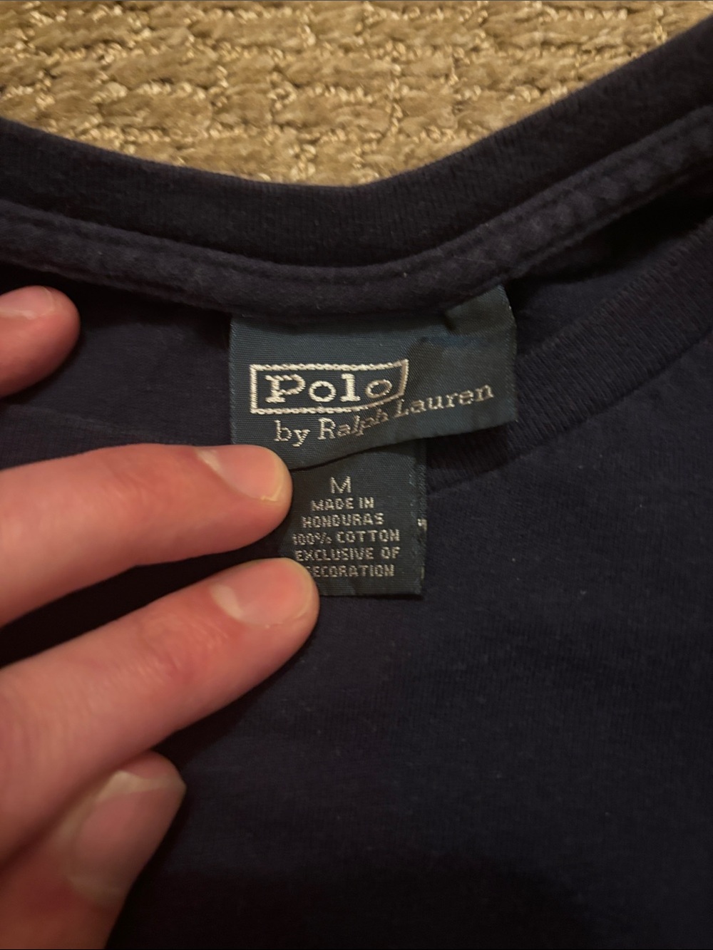 Polo Ralph Lauren Men’s Navy Blue Short Sleeve T-Shirt - Picture 2 of 4